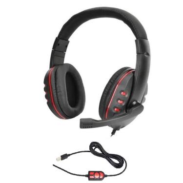 Imagem de Fone De Ouvido Headset Gamer USB p/ Pc Ps4 Ps3 Notebook
