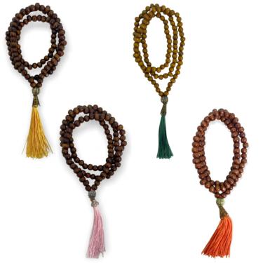 Imagem de Japamala Budista 108 contas de Madeira 8 mm-Escolha a Cor