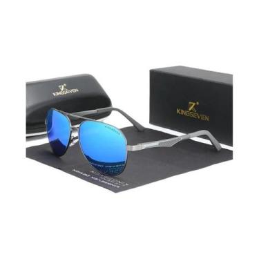 Imagem de Óculos De Sol Retro Polarizados UV400 Anti-reflexo Para Homens KINGSEV