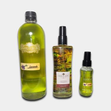 Imagem de Kit Completo Aromatizador Perfume de Ambientes e Veículos Lavanda - Go