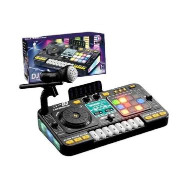 Imagem de Controlador De Mixer DJ Para Crianças, Brinquedo Multifuncional Com Ef