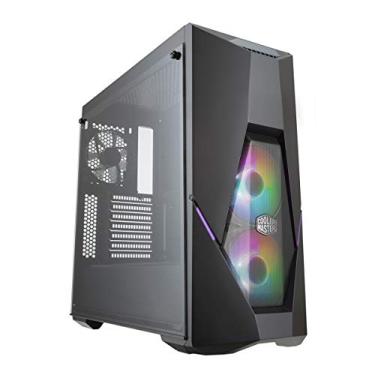 Imagem de Gabinete Cooler Master MasterBox K500 ARGB, ATX, Lateral em Vidro Temperado, 2 Ventoinhas ARGB Frontais, 1 Ventoinha Traseira sem iluminação, Frontal em Tela Fina, PSU Cover