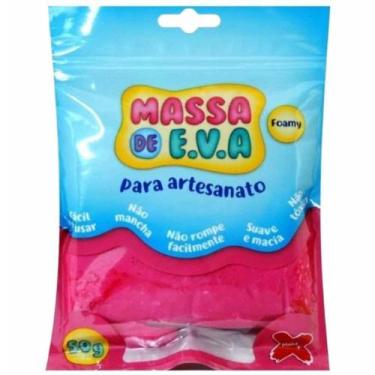 Imagem de Massa de eva p/artesanto 50g pink / un / make+