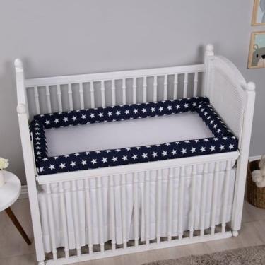 Imagem de Kit Rolinho Protetor De Berço Enxoval De Bebê Estampado - Monzilo Baby