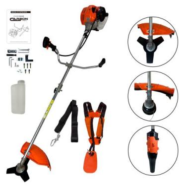 Imagem de Roçadeira a Gasolina Aparador de Grama Bipartida 52cc 2,5HP com Adapta