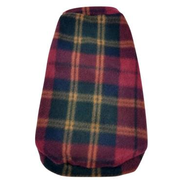 Imagem de Roupa capa soft para cachorro  cor xadrez escuro tamanho G