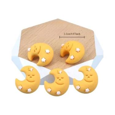 Imagem de Botões De Resina Coloridos E Divertidos Em Formato De Desenho Animado,