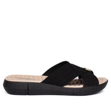 Imagem de Tamanco Feminino Modare Elástico Ultra Conforto Preto-Feminino