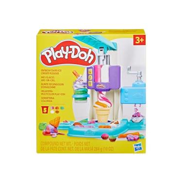 Imagem de Play-Doh, Massinha de Modelar Infantil, Sorveteria Colorida - Conjunto de Brinquedo com Acessórios e 5 Potes - A partir de 3 Anos