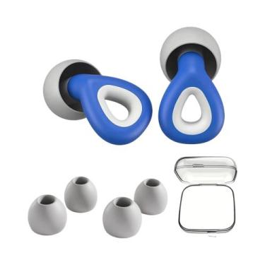 Imagem de Conjunto De Protetores Auriculares De Silicone Impermeáveis Com Reduçã