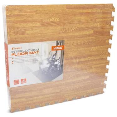 Imagem de Tatame Em EVA 4 Peças 60x60x12mm LS3259D Liveup, Marrom