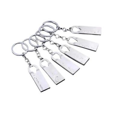 Imagem de Colar Masculino De Corrente Longa Com Pingentes De Metal, Joia De Cosp