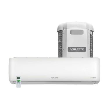 Imagem de Ar Condicionado Split Inverter Agratto Zen Top 12000 BTU/h Quente e Frio ZICST12QF - 220 Volts