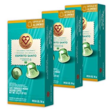 Imagem de 30 Cápsulas Café Nespresso Espírito Santo 3 Corações - 3 Coracoes