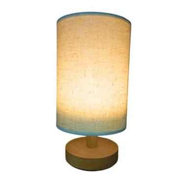 Imagem de Luminaria Abajur Mesa 3 Tons Minimalista LED Candeeiro USB Iluminaçao 