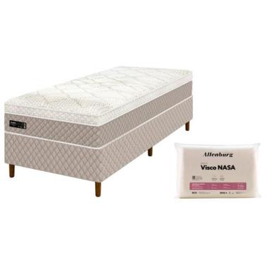 Imagem de Cama Box (Box + Colchão) Solteiro Umaflex Verona - Molas Ensacadas 56c