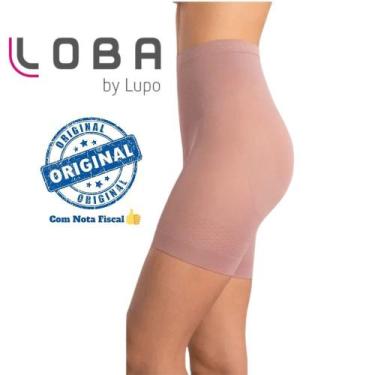 Imagem de Shorts Feminina Loba Reduz Medidas E Comprime A Barriga, M, Nude