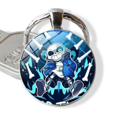 Imagem de Chaveiro Undertale Sans com pingente Time Gem JY006085-1