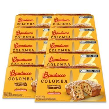Imagem de Colomba Bauducco Frutas Cristalizadas Kit 10 Colombas 400G