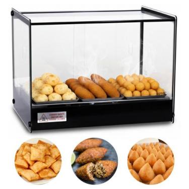 Imagem de Estufa LED Quadrada 3 Bandejas EVR LP Perfil Preto - Titã, 110V