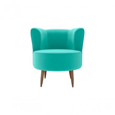 Imagem de Poltrona Decorativa Savana 1 Lugar Veludo Verde Menta Matrix