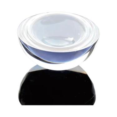 Imagem de Domo De Vidro Cristal Transparente De 3 Polegadas, Lupa Hemisférica, D