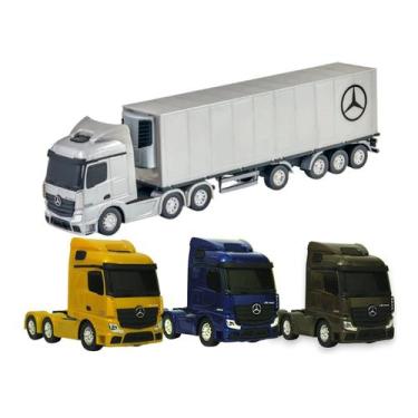 Imagem de Caminhão de Brinquedo MERCEDES BENZ ACTROS BAÚ - Usual Brinquedos
