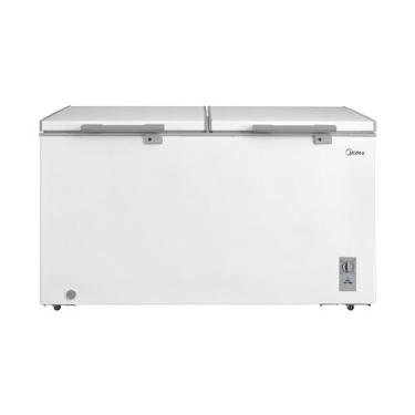 Imagem de Freezer Horizontal 2 Portas 418L Inverter Bivolt Branco Midea, Bivolt