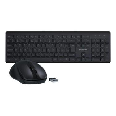 Imagem de Kit Teclado e Mouse Sem Fio CSI50, 2.4GHz, ABNT2, Preto Inte - Congrat