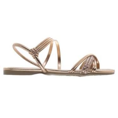 Imagem de Sandália Rasteira Infantil Menina Pink Cats V4821 Rose-Feminino