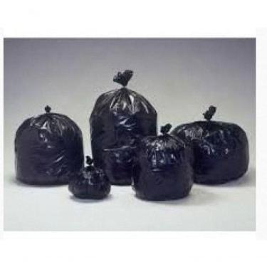 Imagem de Saco para Lixo Saco de Lixo 100 Litros Boca Larga Reforçado 5 Kilos Preto 5KG para Empresas