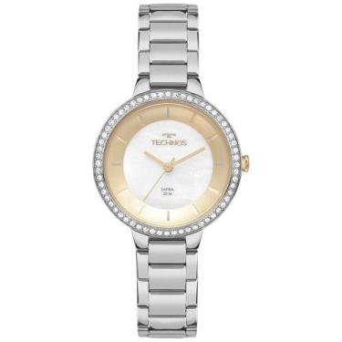 Imagem de Relógio Technos Feminino Slim Prata - Vj21ad-1d Vj21ad-1d