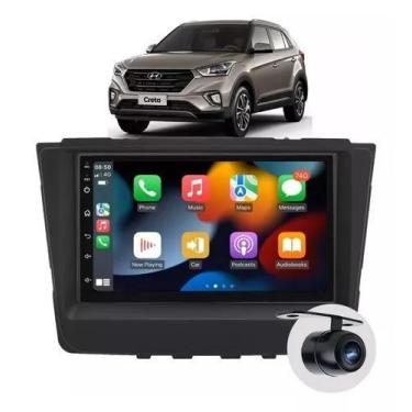 Imagem de Kit Multimídia Creta 17 / 23 7 Pol CarPlay AndroidAuto USB - Roadstar 