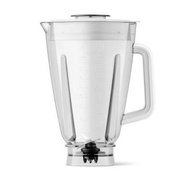 Imagem de Copo Cpl San Acrílico Branco P/ Liquidificador Philips Walita Hr2270, 