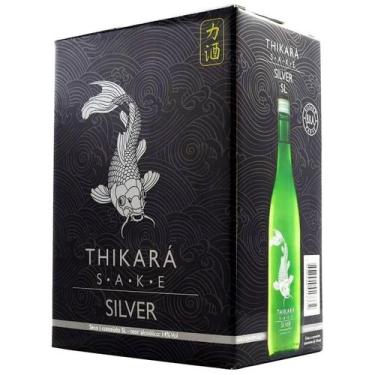 Imagem de Saquê Thikará Silver Seco Embalagem Econômica Box 5 Litros