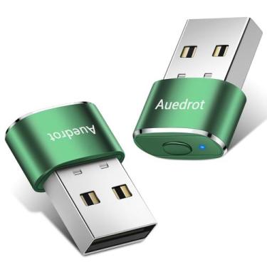Imagem de Mouse Jiggler AUEDROT metálico USB con 2 modos verde 2 unidades