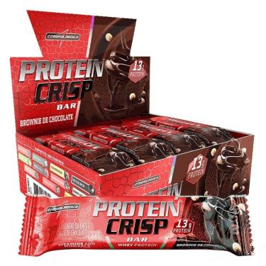 Imagem de Barra Proteína Whey Crisp Bar 12 Unidades - Integralmedica Brownie De Chocolate