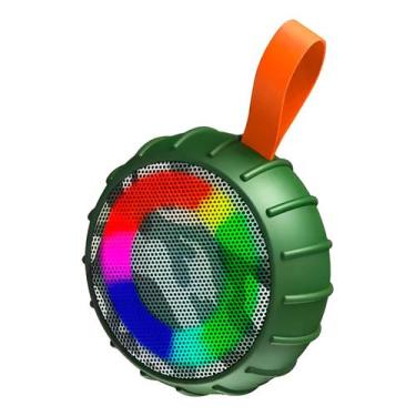 Imagem de Mini Caixa de Som Bluetooth Portátil Verde à Prova dÁgua - ShopMix