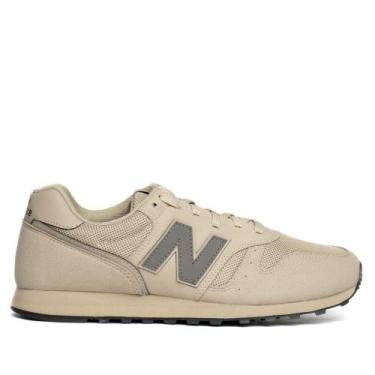 Imagem de Tênis Masculino New Balance 373v2 Casual Bege, Bege, 40