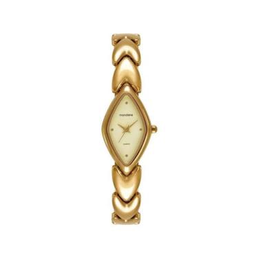 Imagem de Relógio Feminino Mondaine Oval Elegante Dourado 30m 32974LPMVDM1