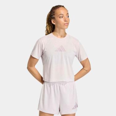 Imagem de Camiseta Adidas Essentials Feminina, Roxo, M