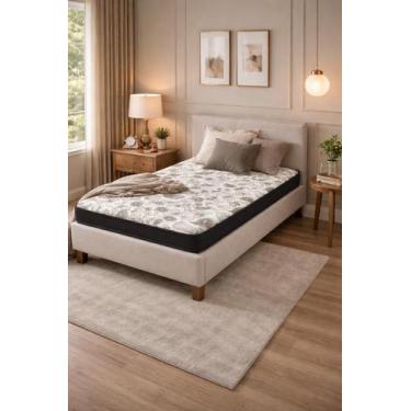 Imagem de Colchão Solteiro D28 88x188x10cm confortável e firme conforto alívio d
