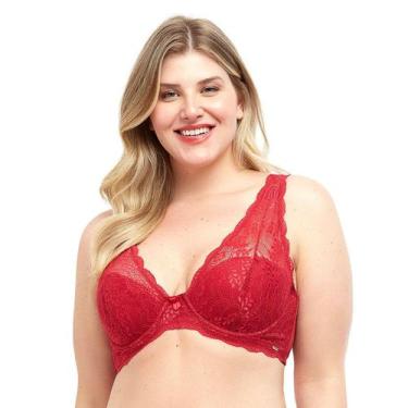 Imagem de Sutiã Top Plus Renda Cereja 534.183 - Marcyn Lingerie