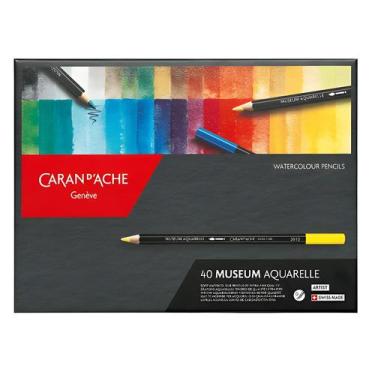 Imagem de Lápis de Cor Aquarelável Museum Caran D'ache com 40 Cores - CARANDACHE