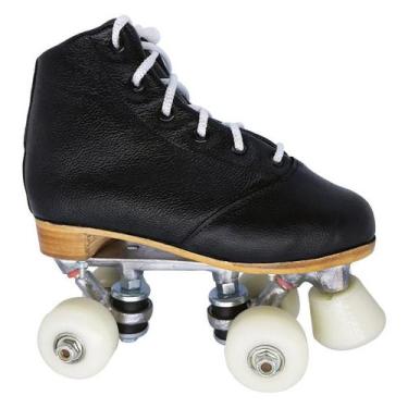 Imagem de Patins Quad 4 Rodas Infantil Preta e Roda Branca - Patins.com.br, 32