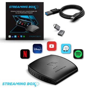 Imagem de Streaming Box S Faaftech Andorid/Carplay Automotivo, Plug in Play, 2GB
