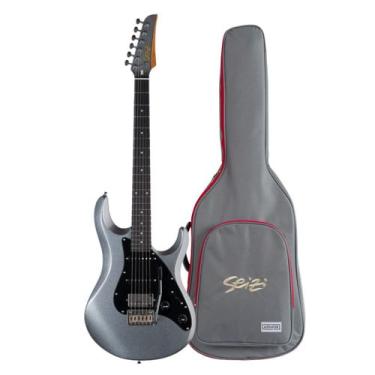 Imagem de Guitarra Seizi Katana Ghost Gold Silver Sparkle
