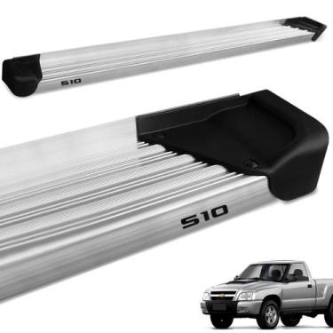Imagem de Estribo Lateral S10 CS 1995 a 2011 Aluminio Natural A3 - Gtnox