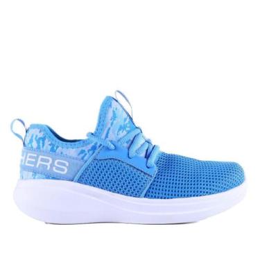 Imagem de Tênis Infantil Menino Go Run Fast Skechers 319051 Azul, 29