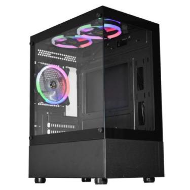 Imagem de Gabinete Gamer Kmex CG-02TW Aquario 3 fans
